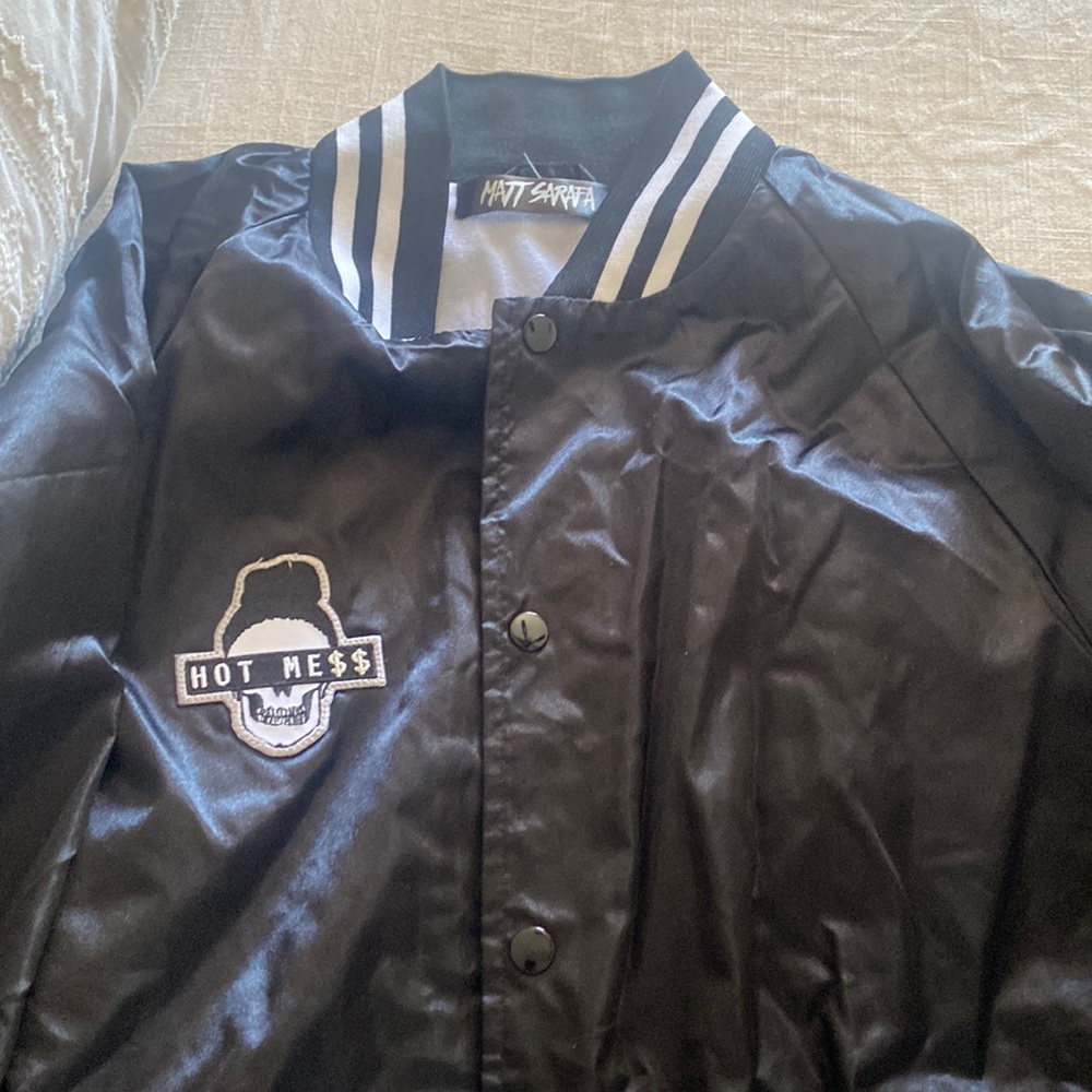 Matt Sarafa HOT MESS bomber jacket